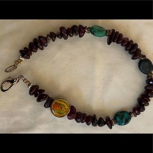 Bracelet -Unusual with stones and Madonna